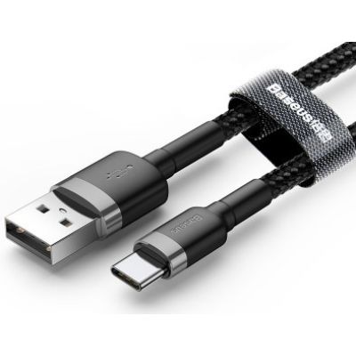 2. BASEUS CAFULE CATKLF-UG1 USB-C CABLE 2A 3M BLACK