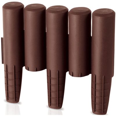24. GARDEN PALISADE LAWN EDGE 270CM IPAL 5 BROWN