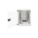 24. Wall-mounted network cabinet 10" 9U rack 312x300, glass door, gray, undivided, assembled, 30kg