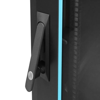 3. QOLTEC RACK CABINET 19" | 15U | 600X855X600 | TEMPERED DOOR