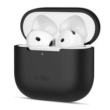 Tech-Protect Silicone Case for Apple AirPods 4 - Black