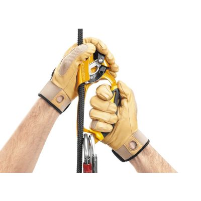 3. Petzl ASCENSION right-hand ascender, black and yellow