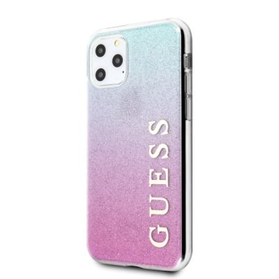2. Guess GUHCN65PCUGLPBL iPhone 11 Pro Max rose blue/pink blue hard case Glitter Gradient