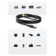 5. Ugreen US128 10369 USB-A 3.0 / USB-A 3.0 5Gb/s 0.5m cable - black