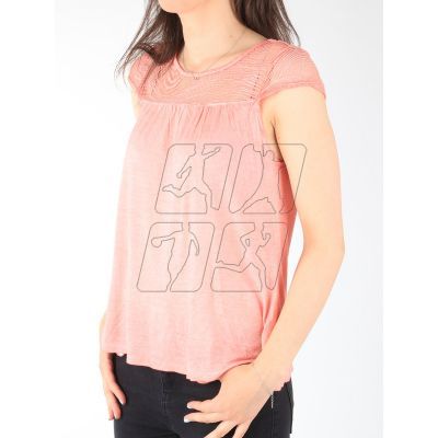 3. Wrangler Capsleeve Tee Coral Peach W W7337FDJX