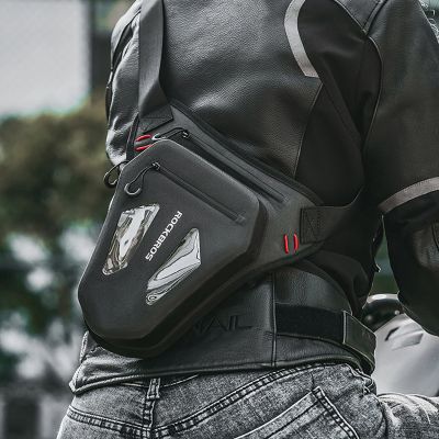 6. Rockbros Motorcycle Bag for Leg, Thigh, Waist, Shoulder - Black