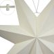 13. DECORATIVE HANGING PAPER STAR 45CM WHITE