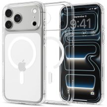 Spigen Ultra Hybrid MagSafe Case for iPhone 18 Pro Max / 17 Pro Max - Clear and White
