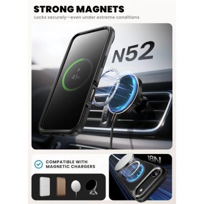 6. Supcase IBLSN Ares Flip Mag MagSafe Case for iPhone 17 Air - Black