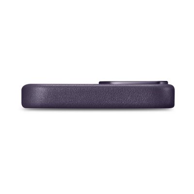 5. iCarer Case Leather Cover Case for iPhone 14 Dark Purple (WMI14220705-DP) (MagSafe Compatible)