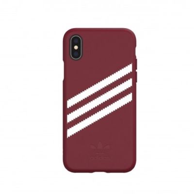 3. Adidas OR Molded PU Suede case for iPhone X / XS - burgundy