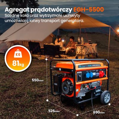 19. Extralink EGH-5500 hybrid generator