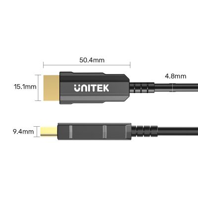 4. UNITEK C11072BK-50M HDMI cable, HDMI Type A (Standard), Black