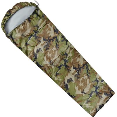 18. CAMO TOURIST SLEEPING BAG 210x80x50CM WITH ENERO CAMP COMPRESSION