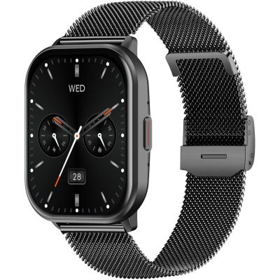 4. Smartwatch Gravity Black Strap + Bracelet GT43-5