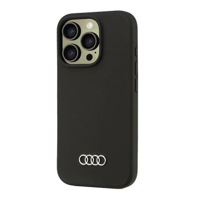3. Audi Silicone Case iPhone 16 Pro 6.3" black/black hardcase AU-LSRIP16P-Q3/D1-BK