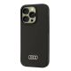 3. Audi Silicone Case iPhone 16 Pro 6.3" black/black hardcase AU-LSRIP16P-Q3/D1-BK