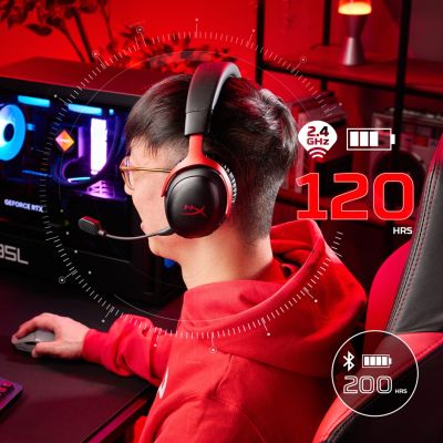 208. HyperX Cloud III Wireless – Wireless Gaming Headset (Black)