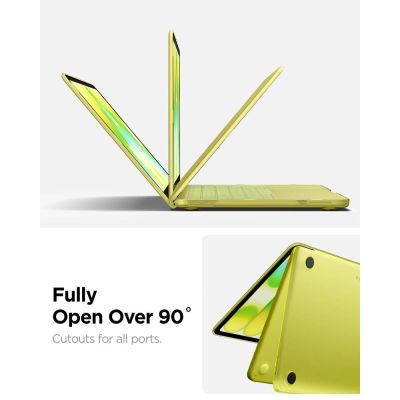10. Spigen AirSkin Case for MacBook Neo 13" 2026 - Matte Yellow