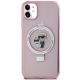 3. Karl Lagerfeld Ring Stand Karl&Choupette MagSafe case for iPhone 11 / Xr - pink