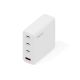 Digitus GaN II Wall Charger 140W | 3x USB-C, 1x USB-A | PD 3.0, QC 3.0 | White