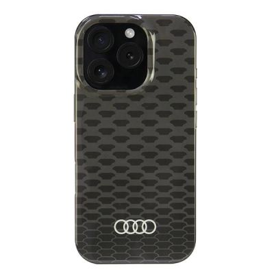 Audi IML Stitching Pattern MagSafe iPhone 16 Pro 6.3" black/black hardcase AU-IMLMIP16P-Q5/D3-BK