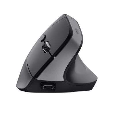 12. Trust BAYO+ ERGONOMIC WIRELESS Black mouse