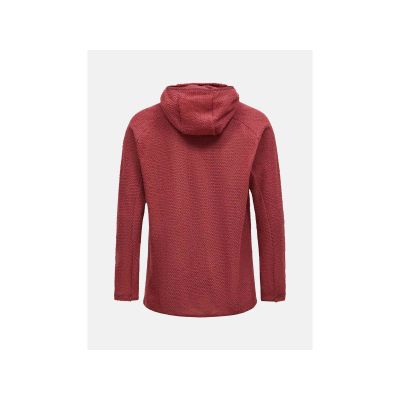 2. PEAK PERFORMANCE M Freelight Polartec Alpha Hood red men's sweatshirt