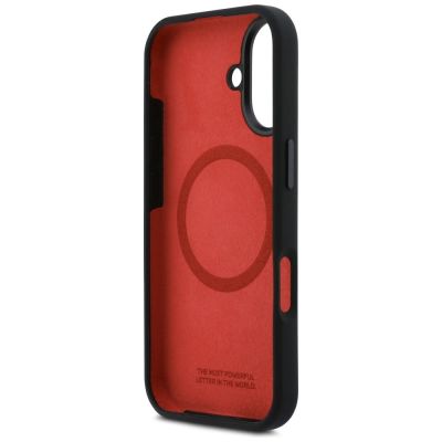 7. BMW M Silicon Horizontal Line MagSafe Case for iPhone 17 - Black