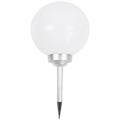 15. SOLAR LAMP MILK GLOBE 30x62CM