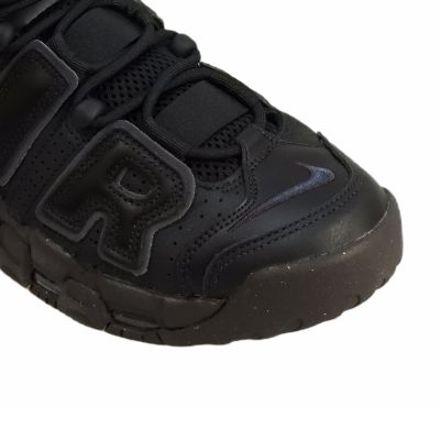 6. Nike Air More Uptempo Women's Sports Shoes Black Dark Brown - DV1137-001
