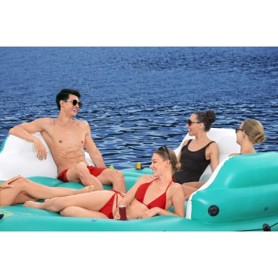39. Bestway 43407 Pool and Beach Float Multicolor Monochrome PVC Floating Island