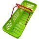 OPENWORK PLASTIC BASKET FOR FRUIT AND VEGETABLES WITH HANDLE