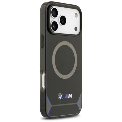 4. BMW M IML Metal Buttons & Logo MagSafe Case for iPhone 17 Pro Max - Blue