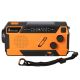 38. Extralink Solar Emergency Radio with Crank Dynamo Powerbank 4000mAh with SOS Flashlight SR-4000 Portable Analog Black, Orange