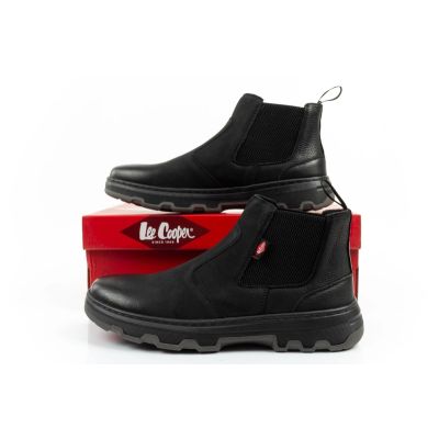 10. Lee Cooper men's shoes Chelsea boots elegant leather ankle boots