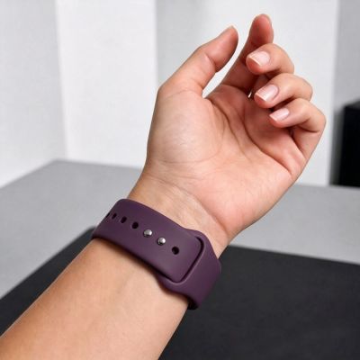5. Tech-Protect Silicone strap for Apple Watch 40 / 41 / 42 mm - dark cherry