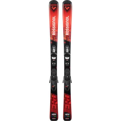 ROSSIGNOL HERO JR 100-140 KID4 ski set