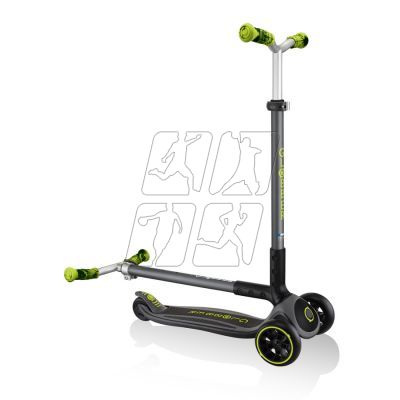 5. Globber Master Prime 3-Wheel Scooter / Black - Lime Green 664-106