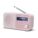 6. Sharp DR-P420 Portable Digital Radio, Pink