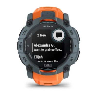 4. Garmin Instinct 3 50mm SOLAR Twilight Solstice Watch