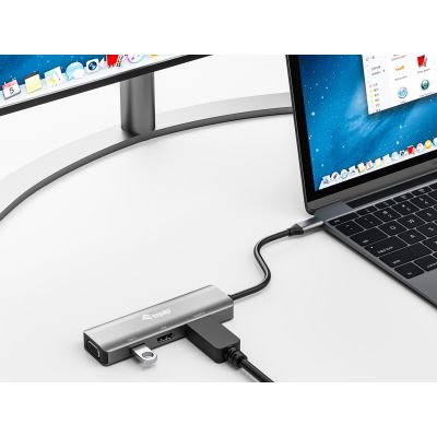 5. Equip 133485 external usb graphics card 3840 x 2160 px Black, Silver