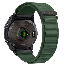 Tech-Protect Nylon Pro Band for Garmin Fenix 5X / 5X Plus / 6X / 6X Pro / 7X / 8 / 8 Pro / 9 / 9 Pro (51 mm) – green