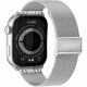 8. GRAVITY GT28-9 Women's Smartwatch Strap + Bracelet Black Silver