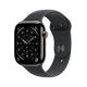 Apple Watch Series 11 Cellular 46mm Slate Titanium Case with Black Sport Band - M/L