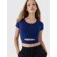 2. Women's crop top plain t-shirt 4F 4FRSS25TTSHF2695-31S