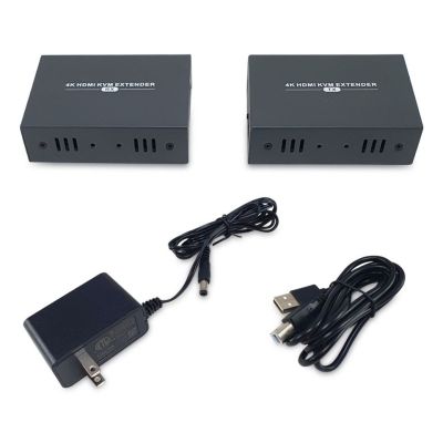 6. LevelOne HVE-8111 AV Extender AV Transmitter and Receiver Black