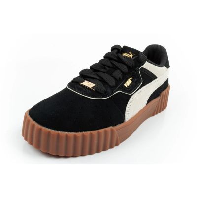 3. Puma women's sports shoes sneakers Carina 3.0 leather black fashionable