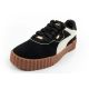 3. Puma women's sports shoes sneakers Carina 3.0 leather black fashionable
