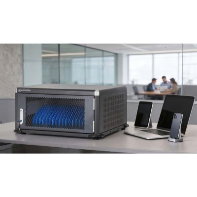 9. MANHATTAN CHARGING CABINET FOR 20 LAPTOP 16" 20 GN